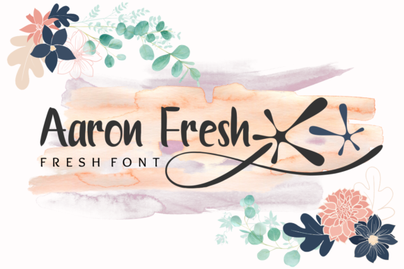Aaron Fresh: A Handwritten Font for Editorial Design