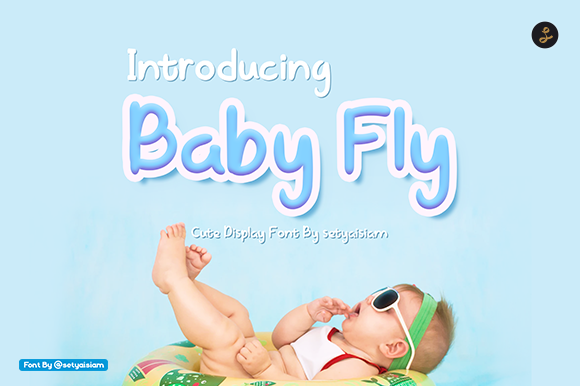 Baby Fly: A Playful Display Font for Editorial Design