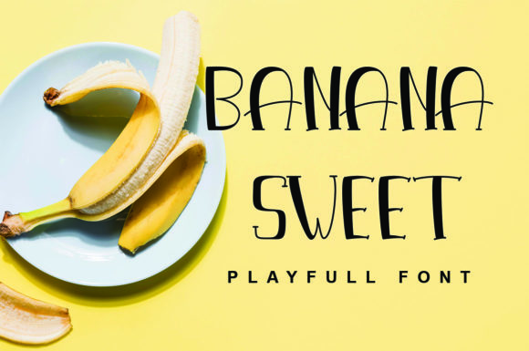 Banana Sweet: A Playful Display Font for Bold Campaigns