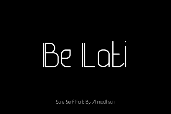 Be Lati: A Refined Display Font for Modern Editorial Design