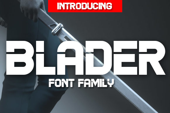 Blader: A Display Font for Strong Brand Identity