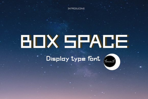 Box Space: A Bold Display Font for Brand Identity