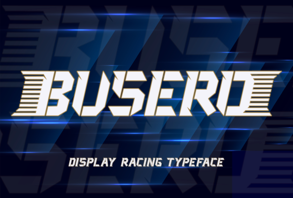 Busero: A Bold Display Font for Branding