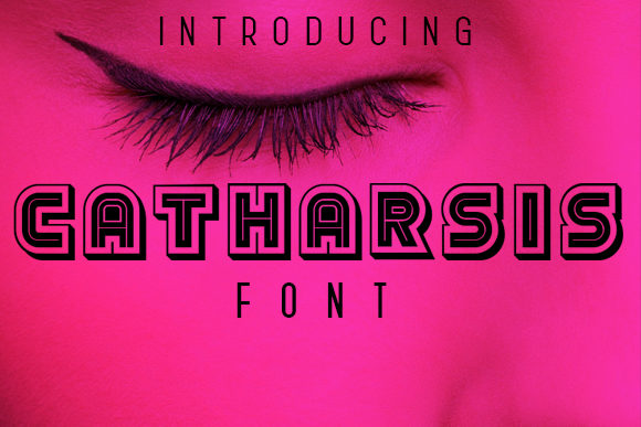 Catharsis: A Bold Display Font for Editorial Impact