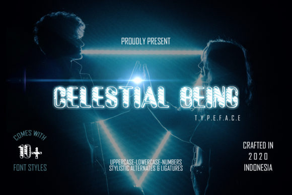Celestial Being: A Display Font for Brand Identity