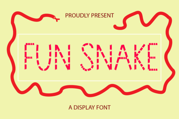 Fun Snake: A Friendly Display Font for Editorial Design