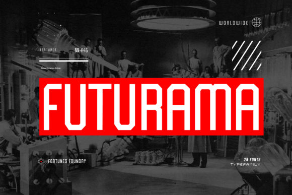 Futurama: A Bold Display Font for Modern Web Design