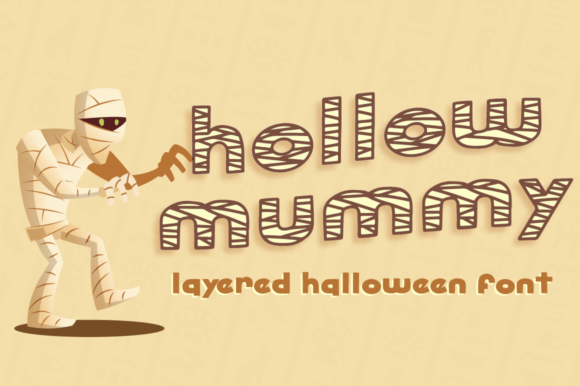 Hollow Mummy: A Bold Display Font for Web Design
