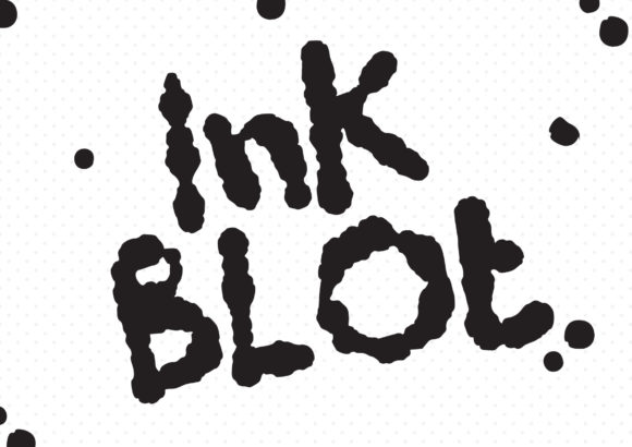 Ink Blot: A Playful Display Font for Editorial Design