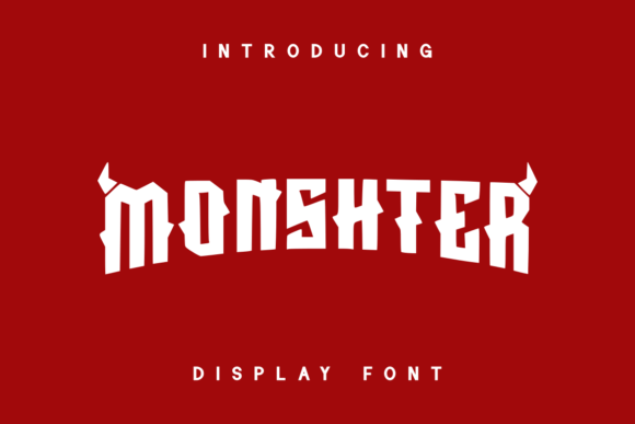 Monshter: A Bold Display Font for Social Campaigns