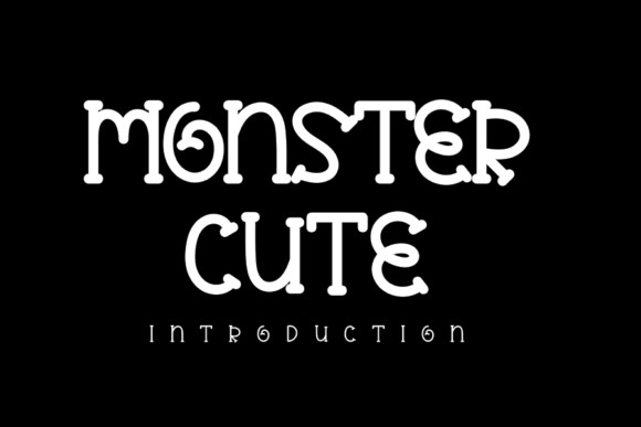 Monster Cute: A Playful Display Font for Editors