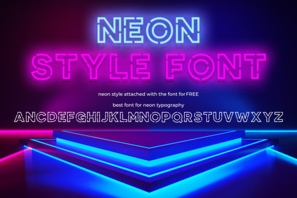 Neon Style Font: A Bold Display Typeface for Digital Campaigns