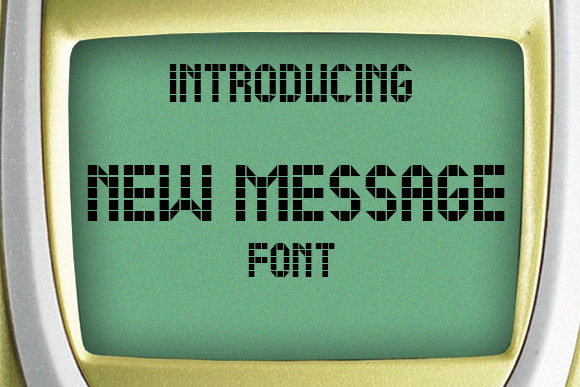 New Message: A Bold Display Font for Web Design
