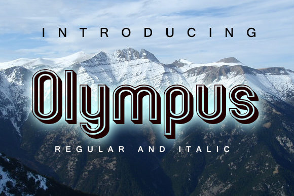 Olympus Font: Bold Type for Crafters