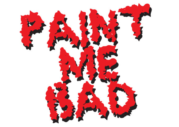 Paint Me Bad: A Bold Display Font for Editorial Design