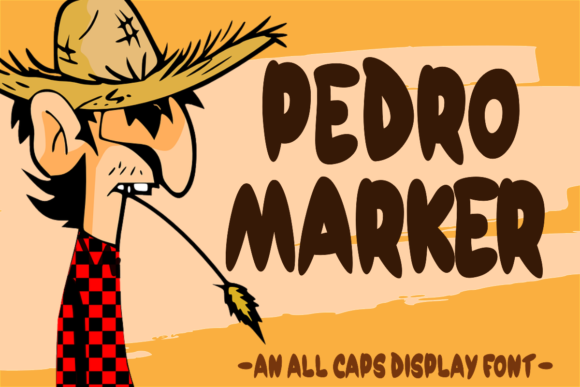Pedro Marker: A Playful Display Font for Modern Editors