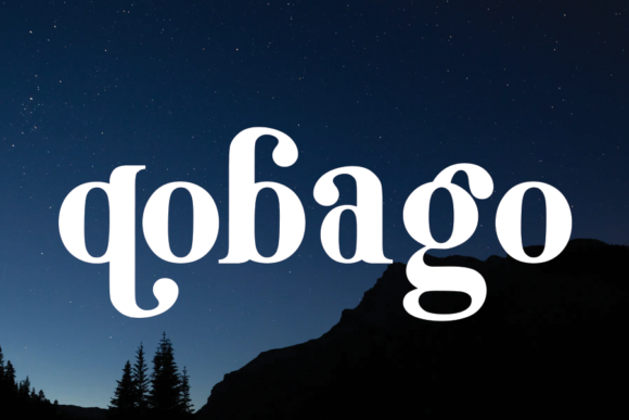 Qobago: A Friendly Display Font for Small Business Branding
