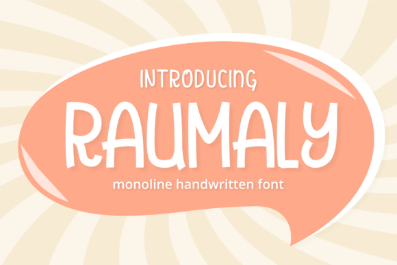 Raumaly: A Friendly Display Font for Modern Brands