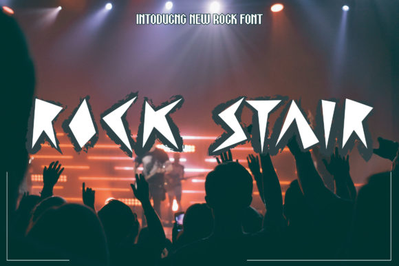 Rock Stair: A Playful Display Font for Editorial Design