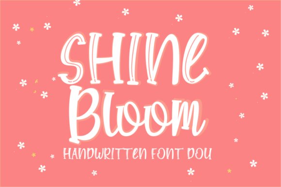 Shine Bloom Font: A Sweet Display Typeface for Campaigns