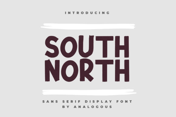 South North: A Bold Display Font for Makers