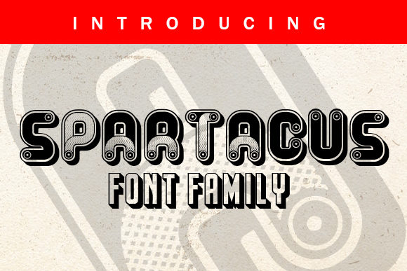 Spartacus Typeface: A Bold Display Font for Branding