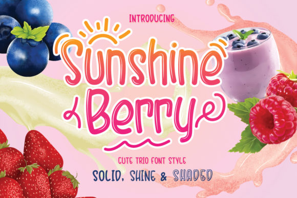 Sunshine Berry: A Joyful Display Font for Brands
