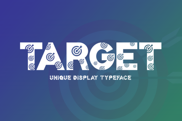 Target Display Font for Bold Web Design