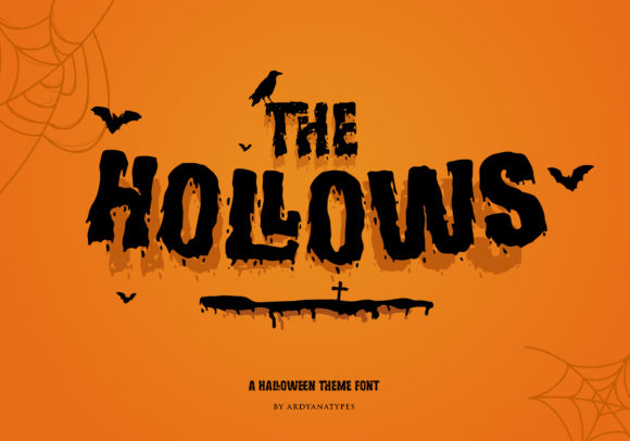 The Hollows: A Bold Display Font for Modern Campaigns