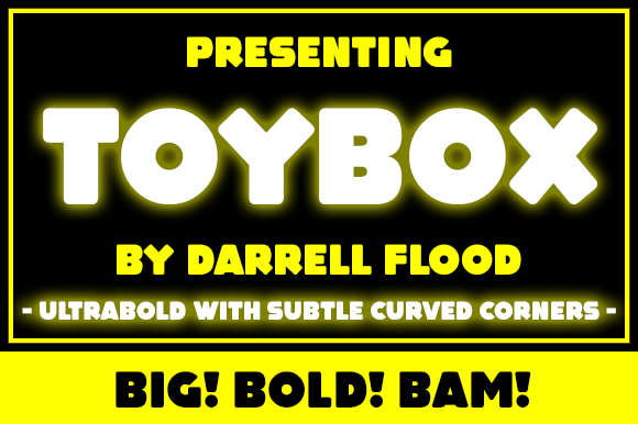 Toybox: A Bold Display Font for Modern Brands