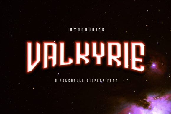Valkyrie: A Bold Display Font for Web Design