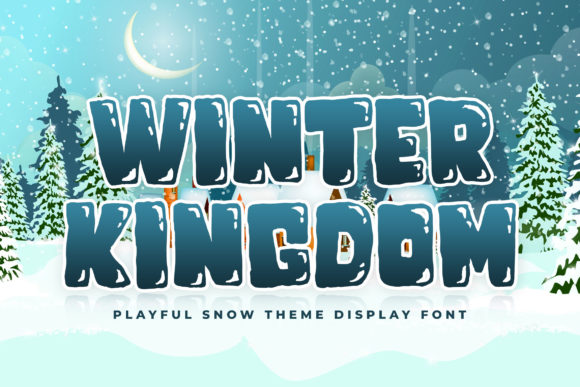 Winter Kingdom: A Whimsical Display Font for Crafters